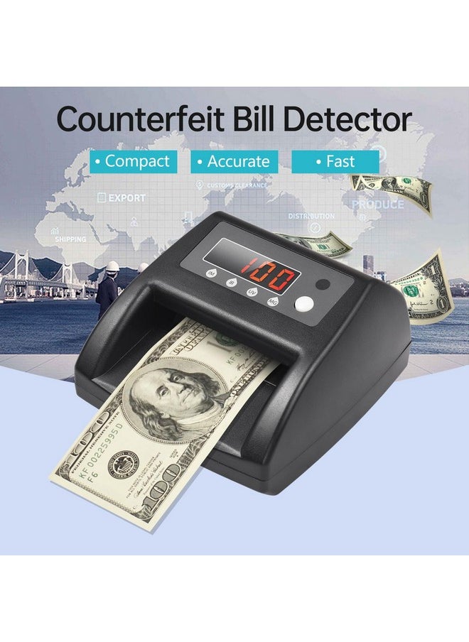 Bisofice - Mini Uv Counterfeit Bill Detector Euro/Usd/Gbp Money Counter Automatic Money Detection By Uv Mg Ir Image Paper Quality Size Thickness Suitable For Small Business (Euro/Usd/Gbp) - Image 1