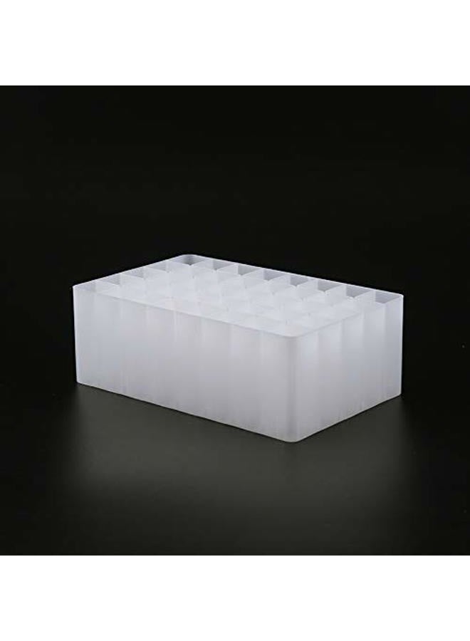 Chris.W 2 Pack 40-Slot Art Markers Pen Holder Desk Stand Organizer Storage Tray Marker Empty Storage Pack(Clear) - Image 3