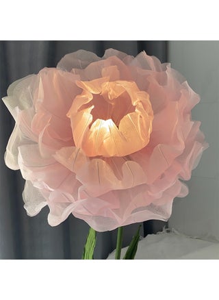 Giant Handmade Flower LED Floor Lamp Pink lantern (will not open and close) - pzsku/Z836B8C117B4604198DDBZ/45/1746188312/22767736-dcf7-477e-8839-2b318d69709a