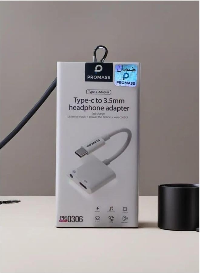 PROMASS The Ultimate Type C to 3.5mm Headphone Adapter for Uninterrupted Audio Delight - Image 1