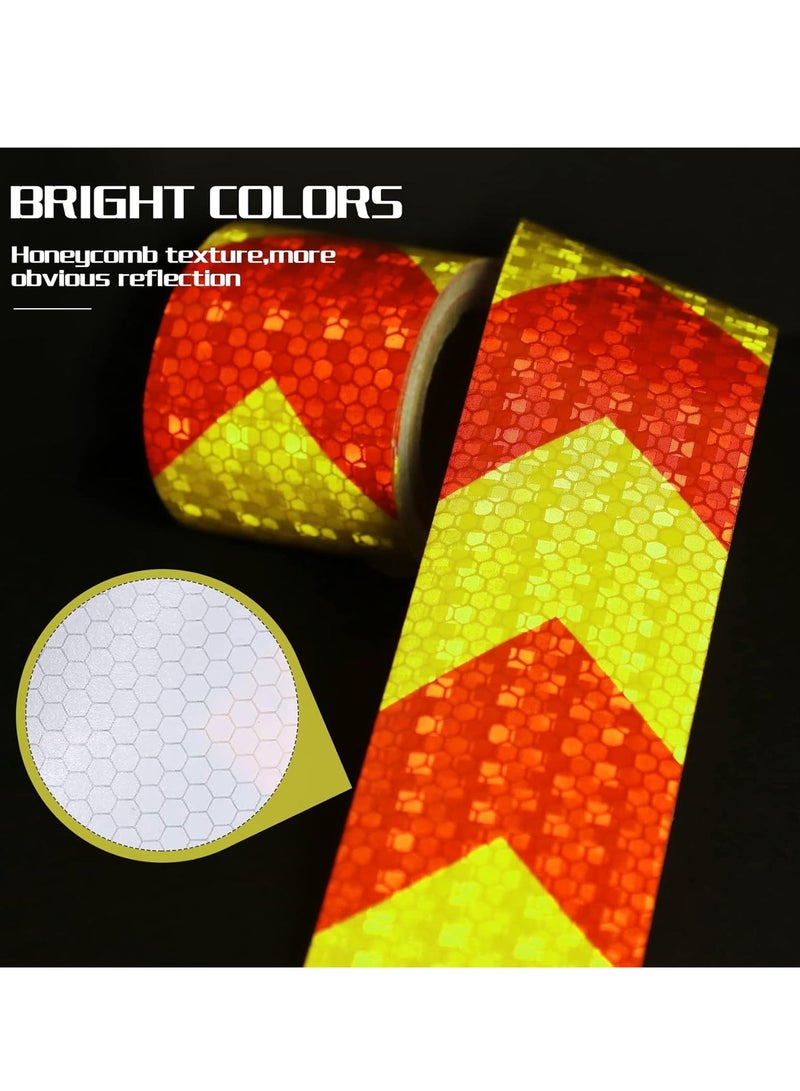 SYOSI Reflective Safety Tape 2 Rolls 3m x 5cm Waterproof Reflective Safety Tape High Visibility Reflector Tape Reflective Security Marking Warning Tape for Vehicles Trucks  - Image 2