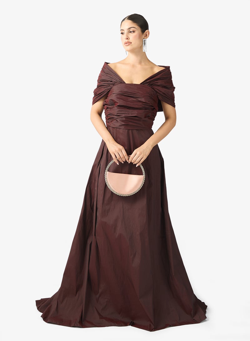 نمشي x فستان سهرة مكشوف الكتفين - Image 5