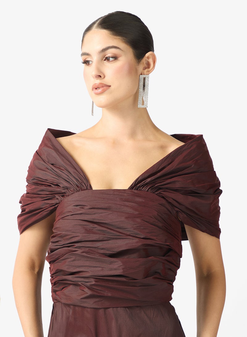 نمشي x فستان سهرة مكشوف الكتفين - Image 3