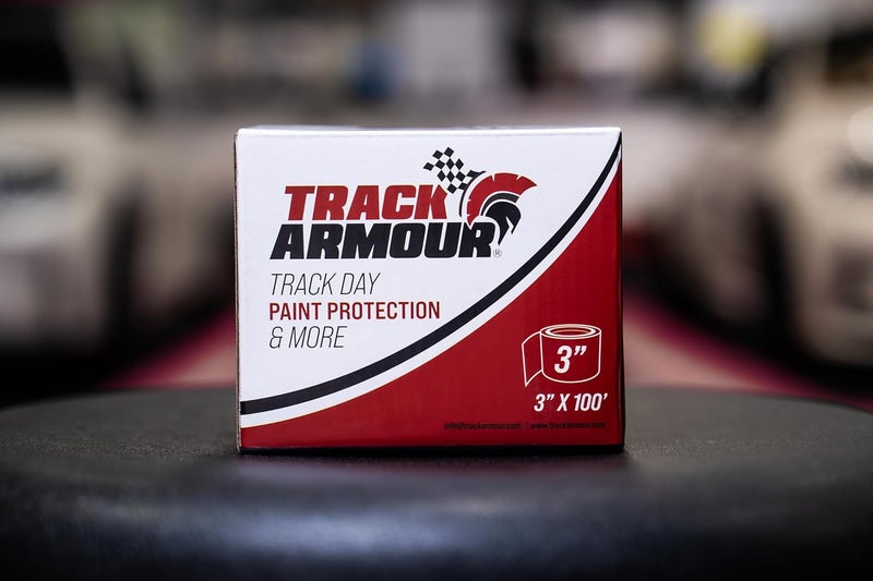 TRACK ARMOUR [TRACKARMOUR] 3" × 100' - فيلم حماية الطلاء المؤقت للسيارة أو الشاحنة أو الدراجة النارية. فيلم لاصق شفاف لحماية الطلاء، غلاف شفاف أو تغليف لأيام السباق، ورحلات الطرق والمغامرات خارج الطرق. - Image 2