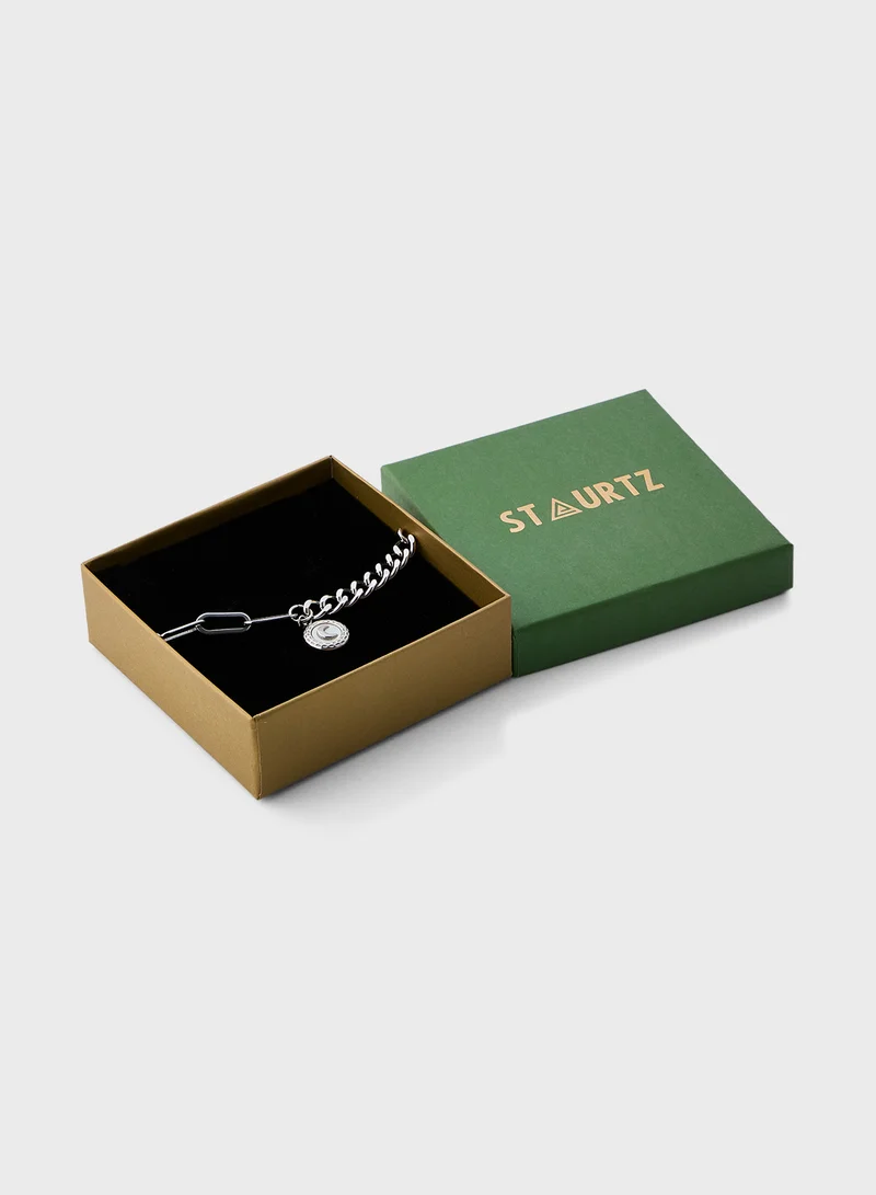 Staurtz Cresent Moon Bracelet