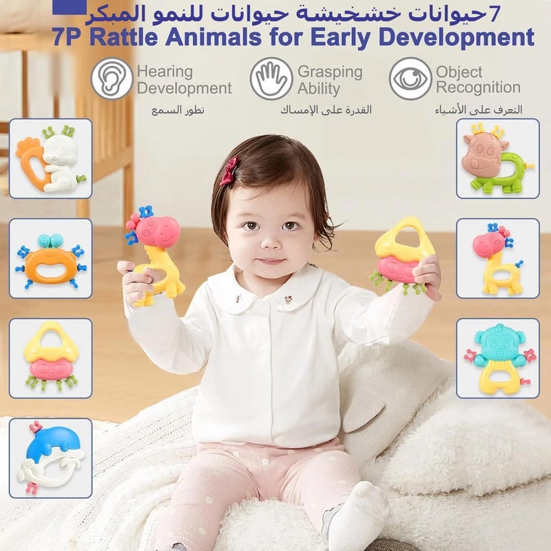9-Piece Baby Toy Set for Infants 6-12 Months - Rattles and Teethers - Image 4