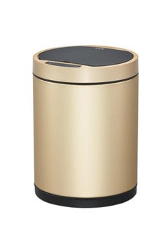 EKO DOCOMO SERIES | Premium Motion Sensor-Operated Trash Bin | Brushed Stainless Steel Finish | Soft-Closing | Fingerprint-Resistant | Champagne Gold | Large | 35L  - Image 1