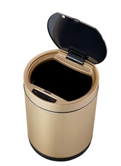 EKO DOCOMO SERIES | Premium Motion Sensor-Operated Trash Bin | Brushed Stainless Steel Finish | Soft-Closing | Fingerprint-Resistant | Champagne Gold | Large | 35L  - Image 5