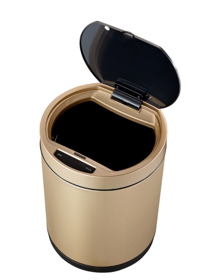 EKO - DOCOMO SERIES | Premium Motion Sensor-Operated Trash Bin | Brushed Stainless Steel Finish | Soft-Closing | Fingerprint-Resistant | Champagne Gold | Large | 35L - Image 1