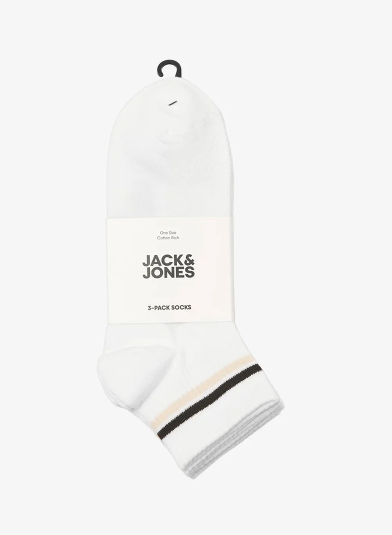 Jack & Jones Junior Kids  3 Pack Jacboston Short Tennis Socks