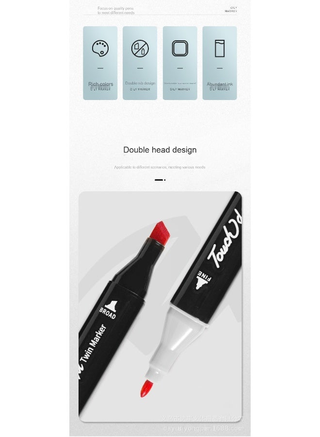 Touch 48-Color Markers Set - Endless Creativity for Kids' Art Projects - Image 5