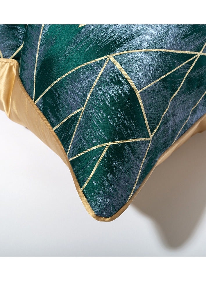Dark Green Pillows Living Room Sofas Square High-end Cushions Model Rooms Hotel Pillows Modern Simple Light Luxury Pillowcases  - Image 2