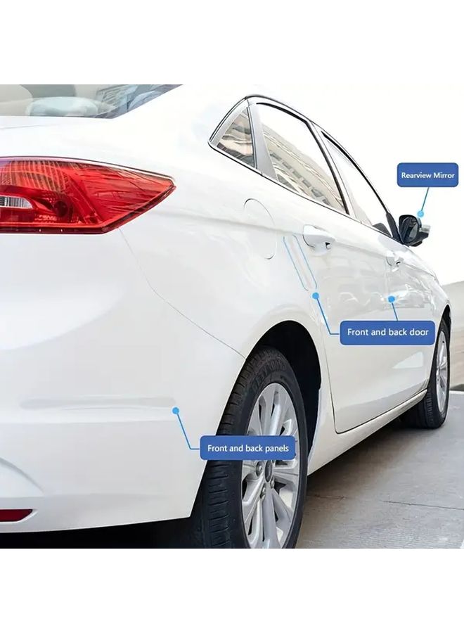 5pcs White Self-Adhesive Door Sideskirt Scratch Protection No Drill Installation Truck SUV - Image 4