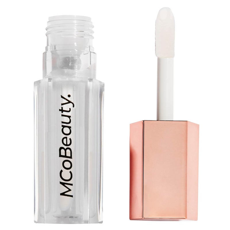 MCoBeauty Pout Gloss Ultra Shine Clear NonDrying Lip Plumping Lip Gloss LongWearing Finish Vegan Cruelty Free Cosmetics