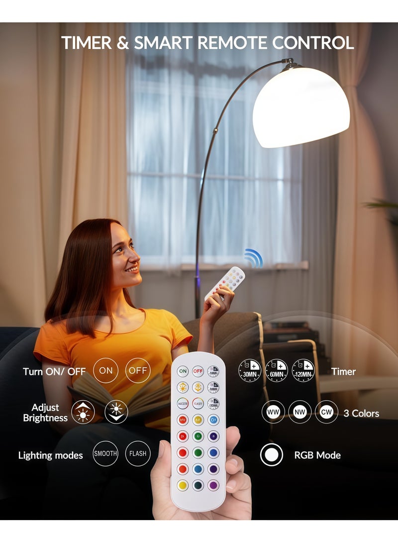 Lurette 2 Pack E26 Rechargeable LED Bulbs, 15 Colors(Include 3 Color Temperatures with Dimming, 12 RGB Color Effects), Timer Shut-Off (Includes Remote Control) - Image 5