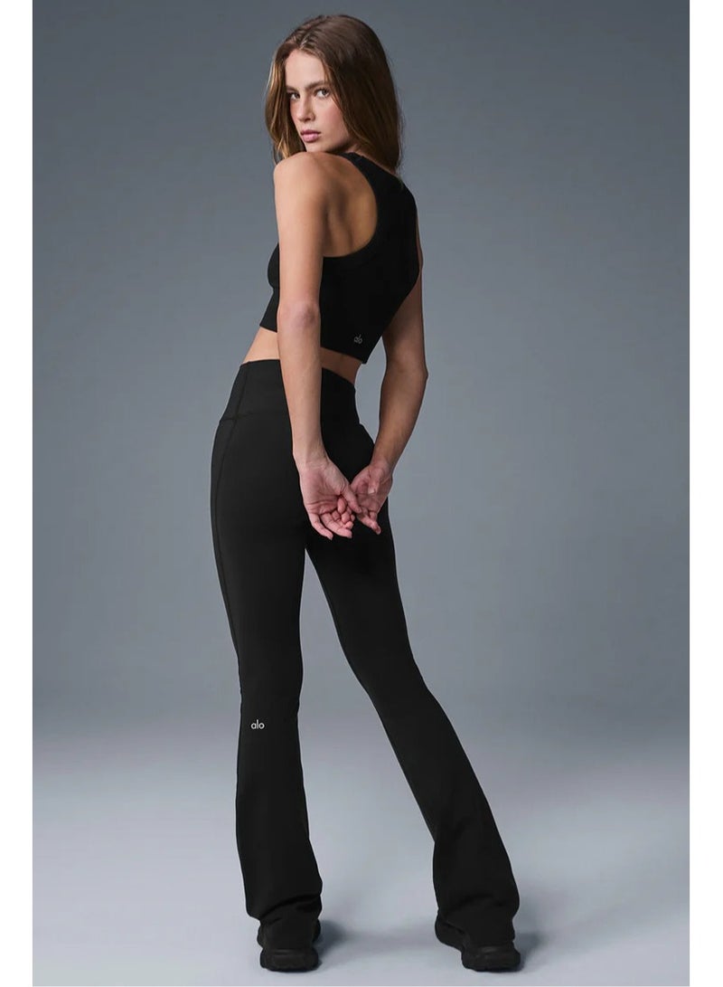 Alo Yoga Skinny Flared Trousers, High-Waisted Casual Sports, Yoga Women, Slim And Sleek Outside.   ﻿ - Image 1