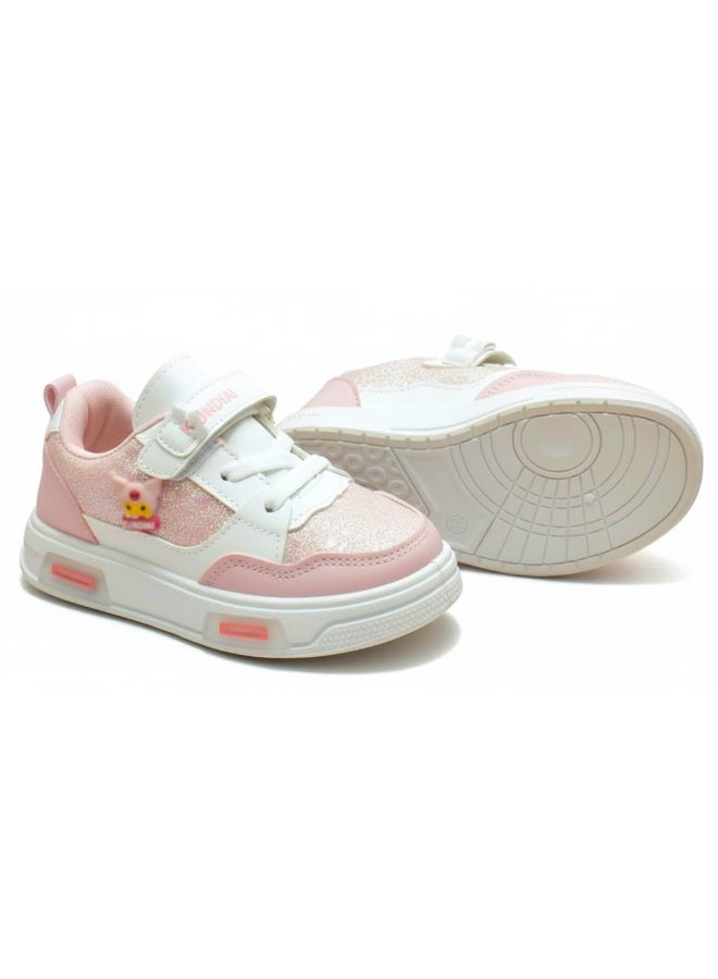Kids Comfortable Sneaker with Fun Design and Lighting Sole, Durable Sole, Soft Cushioned Footbed