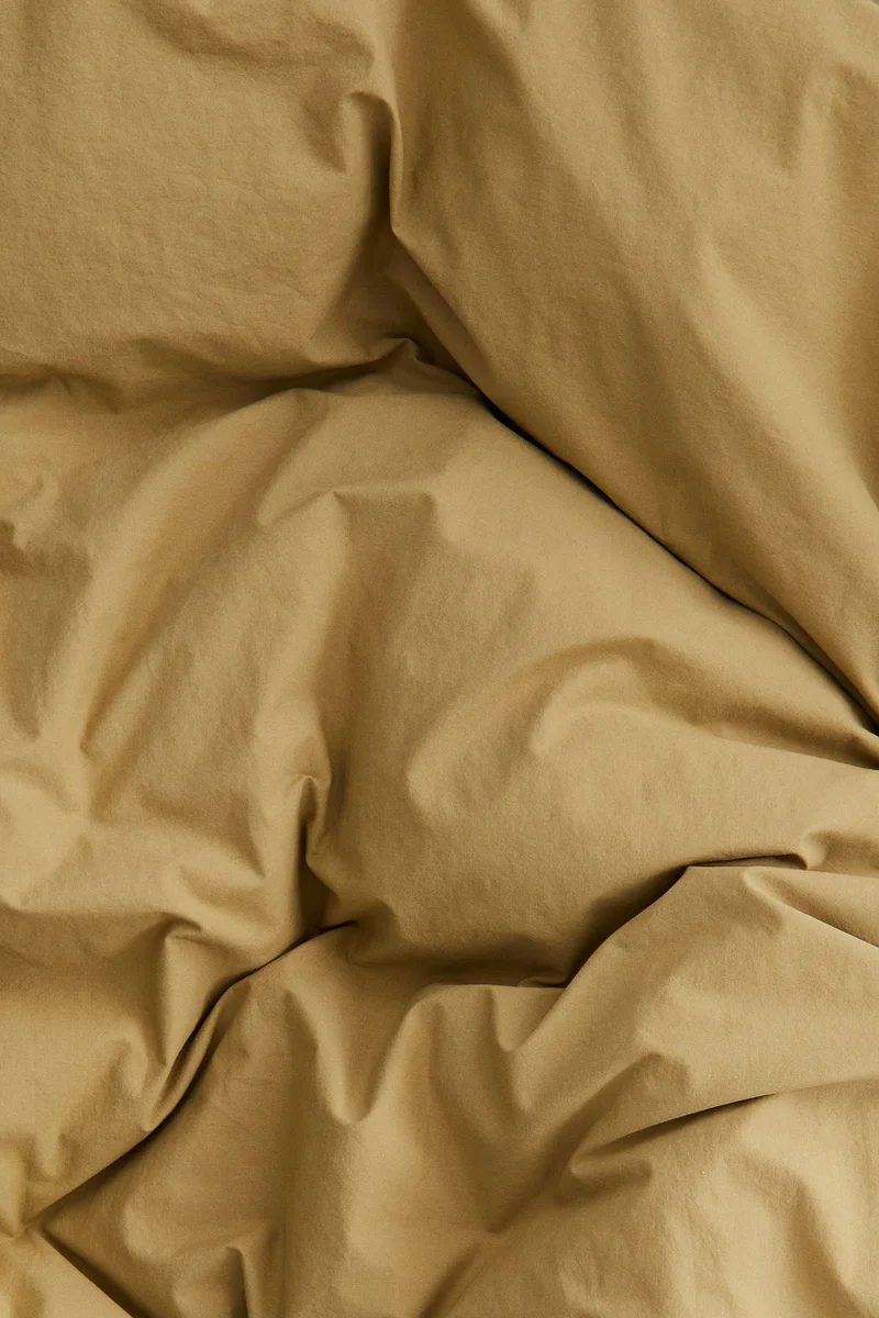 اتش اند ام طقم غطاء لحاف قطني بمقاس double/king