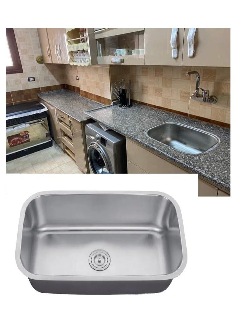 Shams Jumbo kitchen sink, the most luxurious and most suitable sink in Egypt (jumbo sink 44*59.5, thickness 1 mm) - Image 3