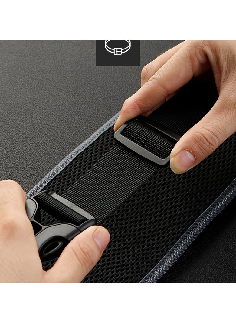 سبورت حقيبة خصر للجري للهواتف - حزام لياقة بدنية رفيع للغاية وغير مرئي مزود بجيب بسحاب، معدات ماراثون بدون استخدام اليدين للرجال/النساء، حقيبة خصر للتمرين مقاومة للعرق - Image 3