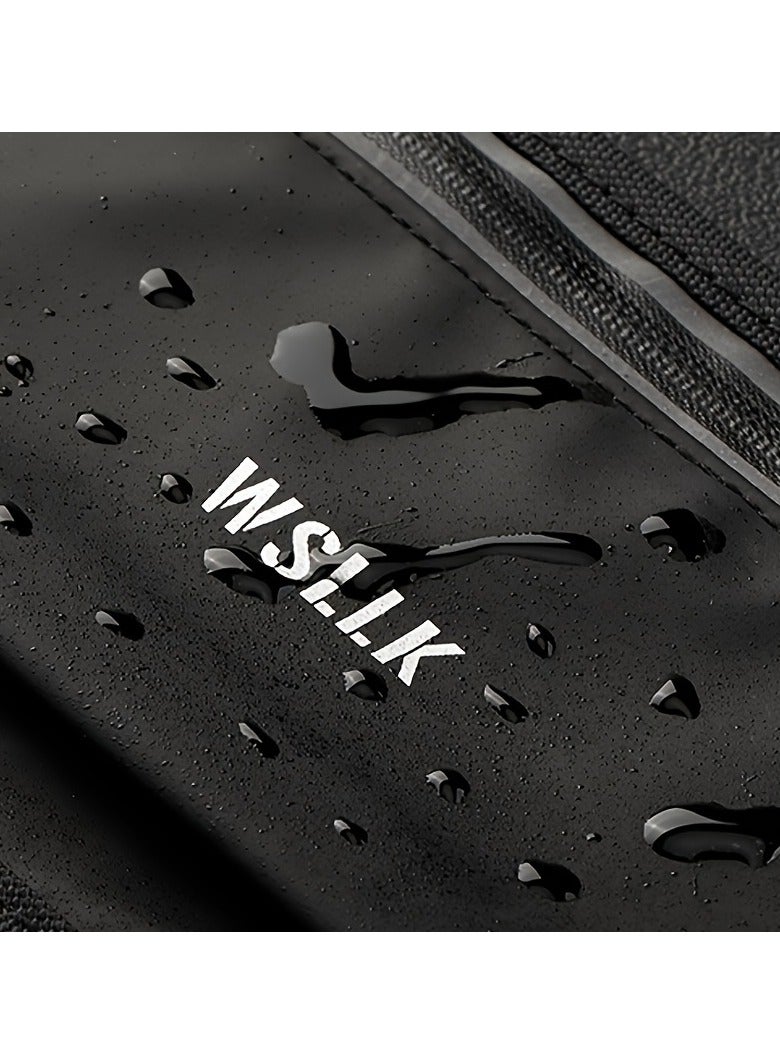 سبورت حقيبة خصر للجري للهواتف - حزام لياقة بدنية رفيع للغاية وغير مرئي مزود بجيب بسحاب، معدات ماراثون بدون استخدام اليدين للرجال/النساء، حقيبة خصر للتمرين مقاومة للعرق - Image 4