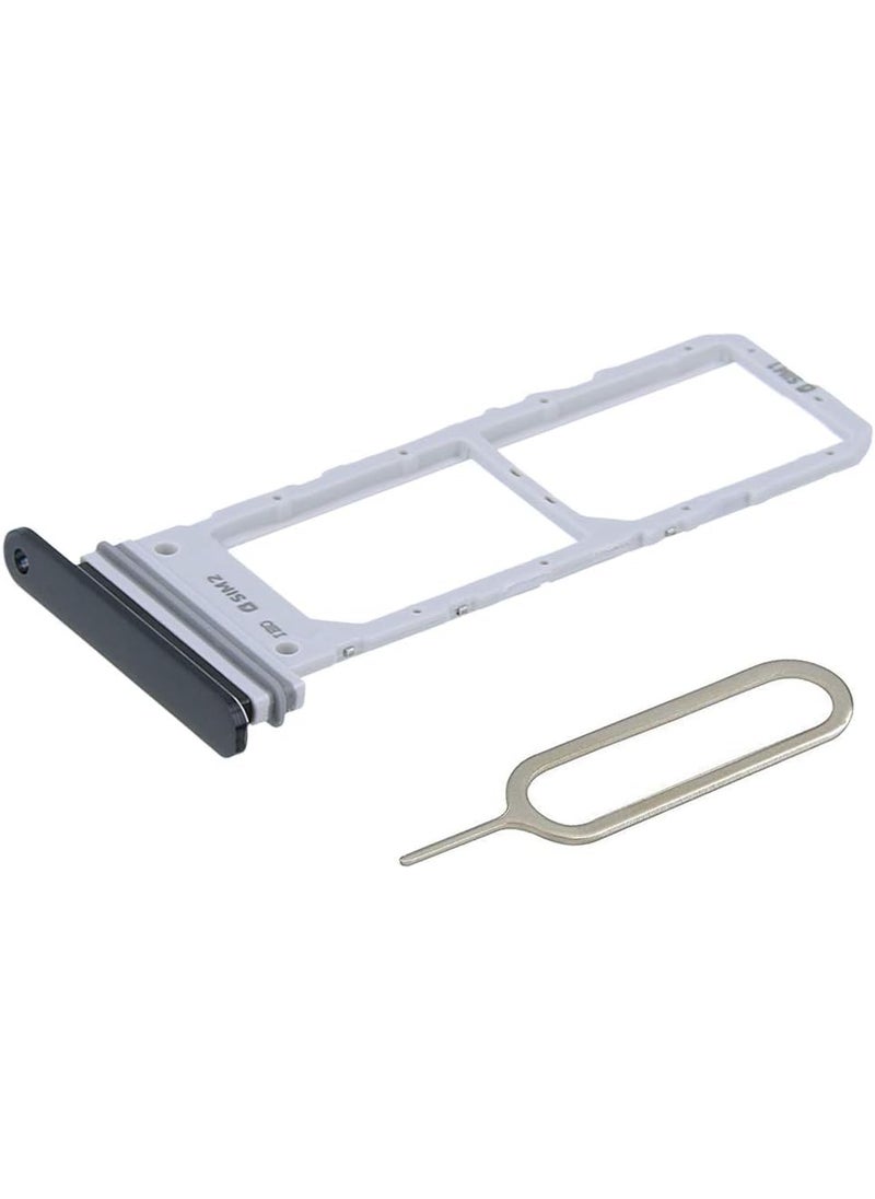 Mmobiel MMOBIEL Dual SIM Card Slot Tray Holder Replacement Compatible with Samsung Galaxy Note 10 2019  Incl Rubber Gasket and Sim Pin  Black  - Image 1