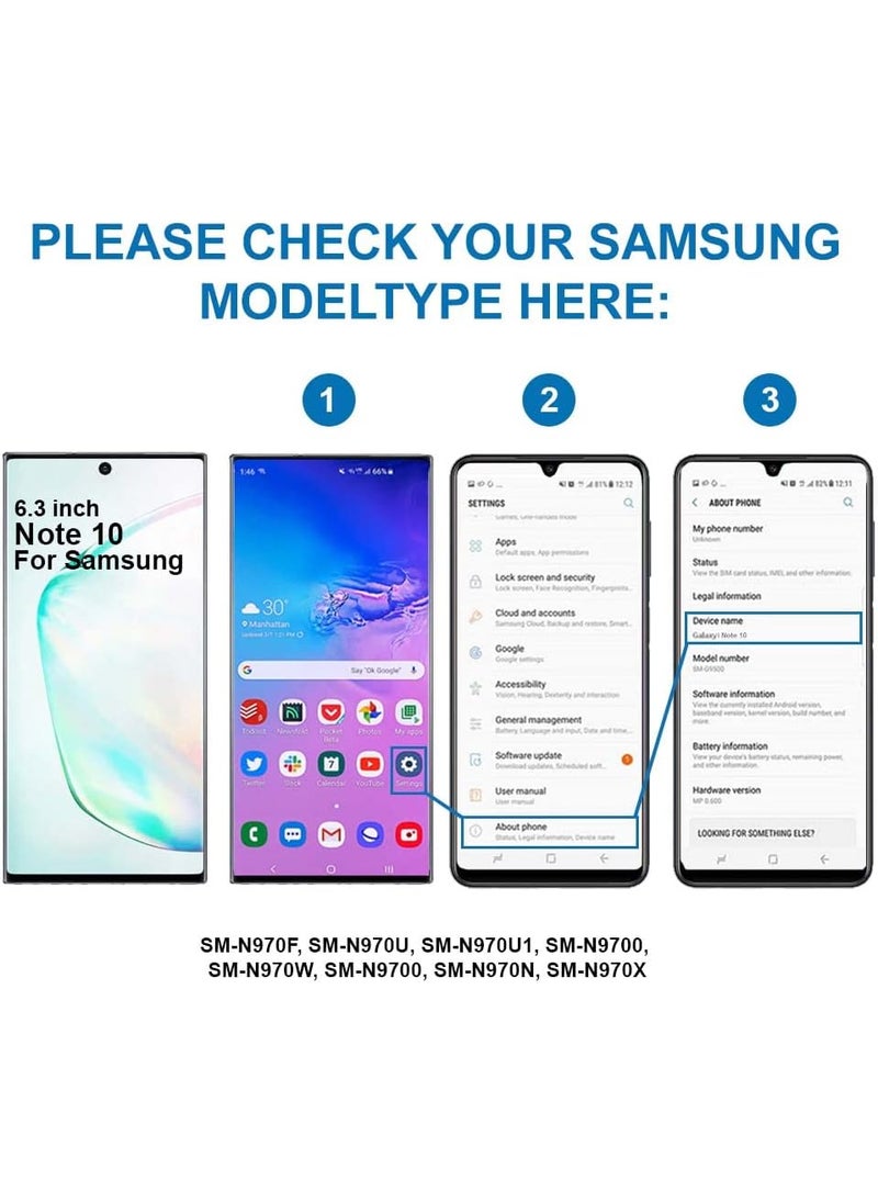 Mmobiel MMOBIEL Dual SIM Card Slot Tray Holder Replacement Compatible with Samsung Galaxy Note 10 2019  Incl Rubber Gasket and Sim Pin  Black  - Image 5