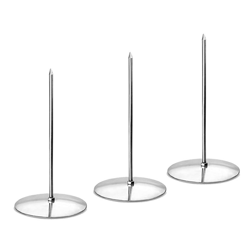GoodWill Tech Stainless Steel Desk Straight Rod Paper Bill Fork (3) - Image 1