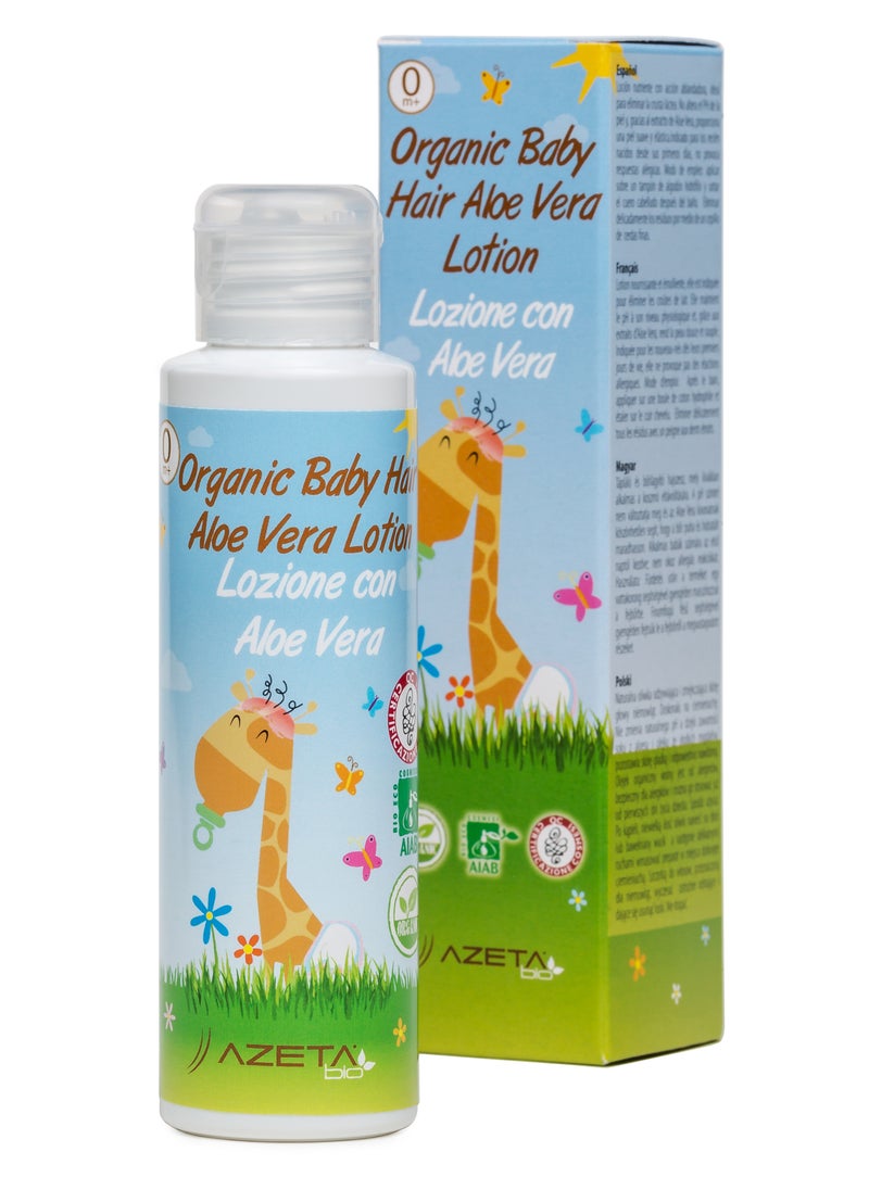Azeta Bio - Organic Baby Hair Aloe Vera Lotion - Image 1