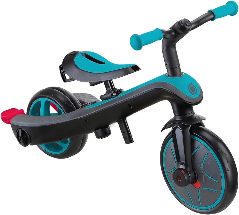 GLOBBER Explorer Trike 4-in-1 Pro - Versatile Tricycle, Balance Bike, and Pushchair in Turquoise - Image 5