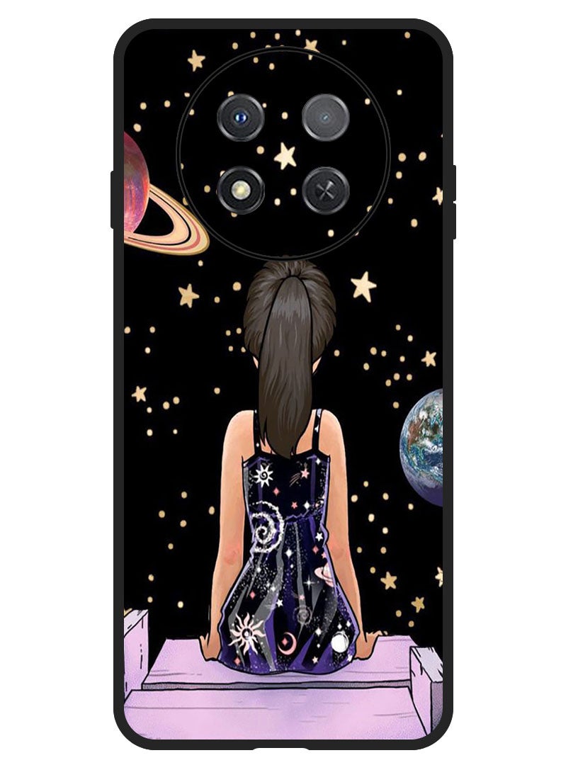 Theodor Protective Case Anti Scratch Shock Proof Bumper Cover For Huawei Enjoy 60X Girl Watching Star - Image 1