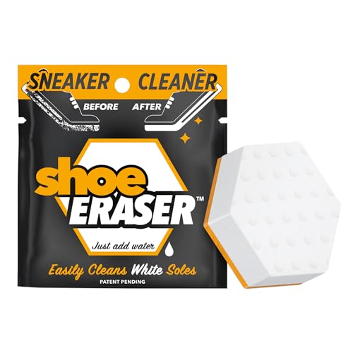 Shoe Eraser Instant Midsole and Sneaker Cleaner Premium Disposable DualSided Sponge for Cleaning  Whitening Shoe Soles 1 Pack
