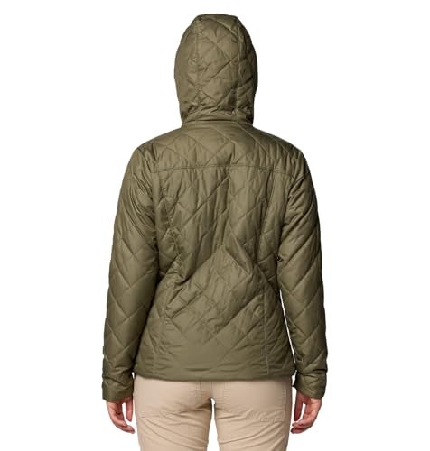 Columbia Women's Copper Crest II Hooded Jacket, Stone Green, Medium - Image 2