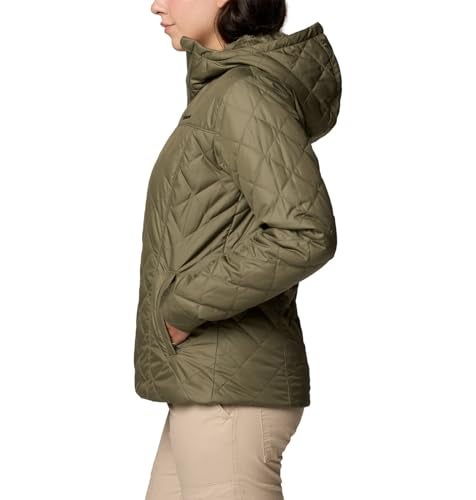 Columbia Women's Copper Crest II Hooded Jacket, Stone Green, Medium - Image 3