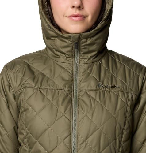 Columbia Women's Copper Crest II Hooded Jacket, Stone Green, Medium - Image 4