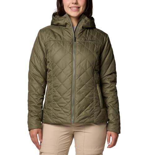 Columbia Women's Copper Crest II Hooded Jacket, Stone Green, Medium - Image 1