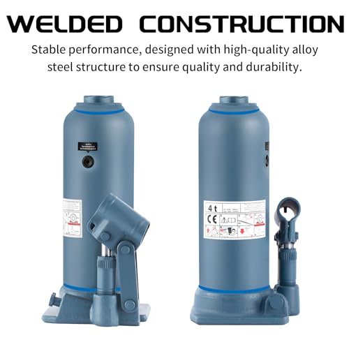 BAOSHISHAN Double Ram Bottle Jack Hydraulic Welded Jack Truck Jack 4 Ton (High Lift) - Image 4