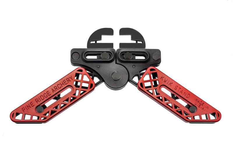 Pine Ridge Archery unisex adult Kwik Stand Bow Support, Red, Universal US - Image 1