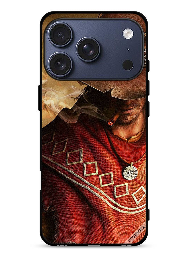 Covernex Apple iPhone 17 Pro Protective Case Cover Stylish Hat Man - Image 1