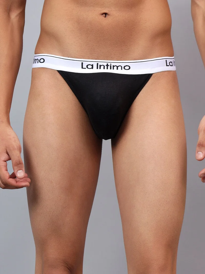 La Intimo Snazzy Soft Wear Thong