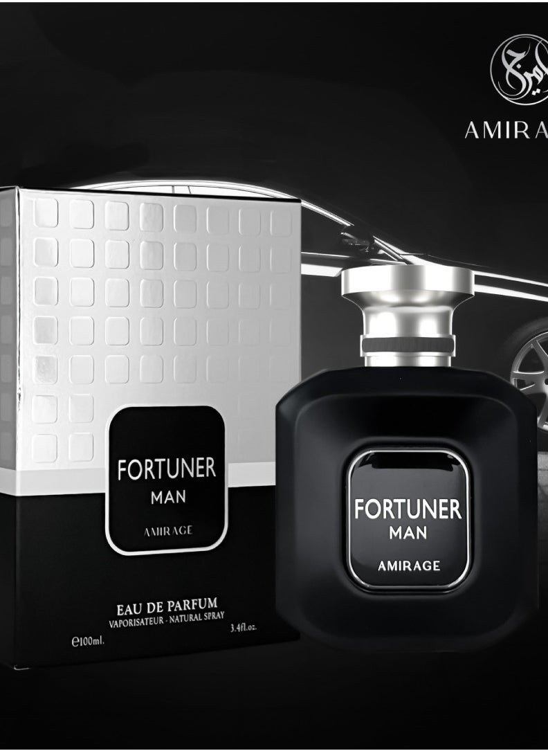Fortuner Man Perfume By HUNAIDI Perfumes - Masculine Fragrance for Men, a Dynamic Blend of Citrus, Spices, and Woods.