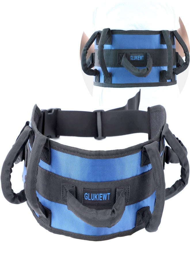 GLUKIEWT Gait Belts Transfer Belts for Seniors with Padded Handles Widen Medical Gate Belts for Elderly Inside Non Slip Patient Transfer Walking Assist & Gait Belt/Wheelchair Seat Belt for 33.5" -52" Waist - Image 1