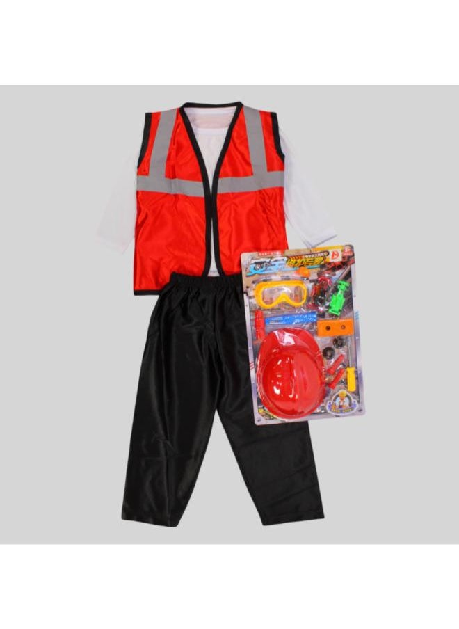 Generic Fire Fighter Costume  - Image 1