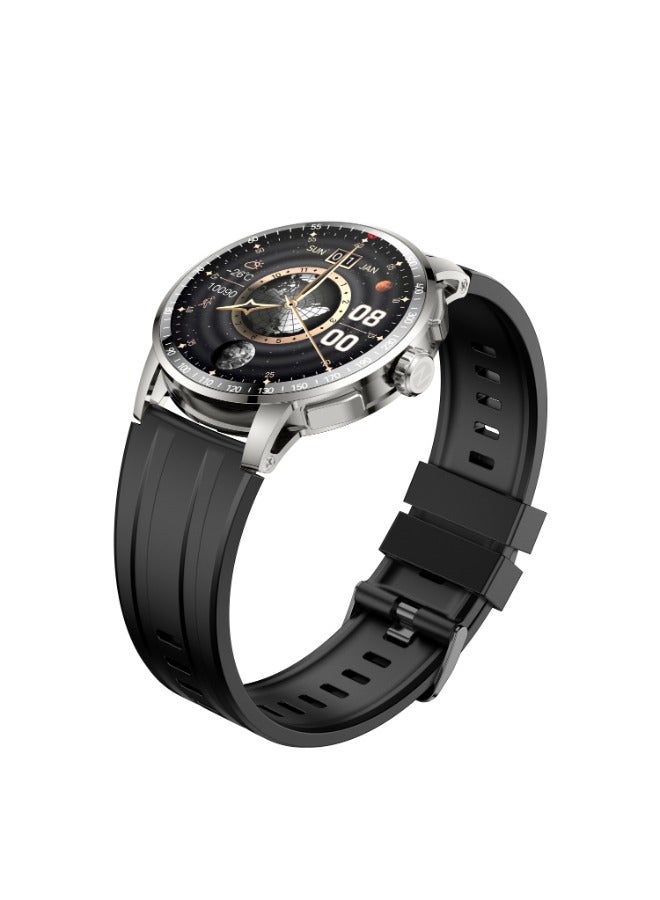 إيتيل 360 mAh Smartwatch ISW-N8 Horizon with Black Strap Aluminum Silver - Image 3