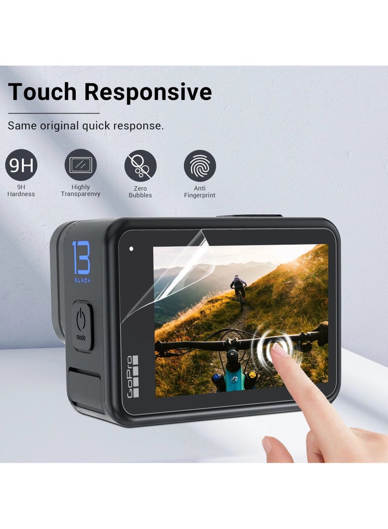 General For GoPro13 Accessory Kit: 3 sets of 9 high hardness anti-scratch tempered film + anti-scratch and anti-dust lens cap  - Image 3