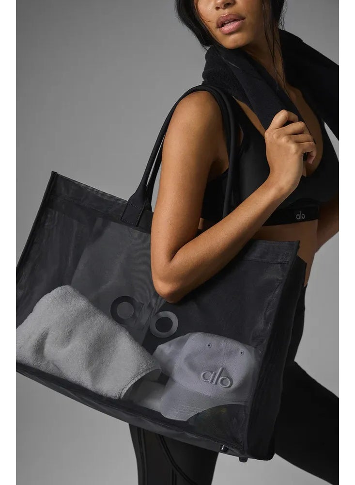 Alo Yoga Alo Yoga transparent net bag luggage bag yoga gym bag sports women's bag outdoor gym bag travel crossbody bag - Image 3