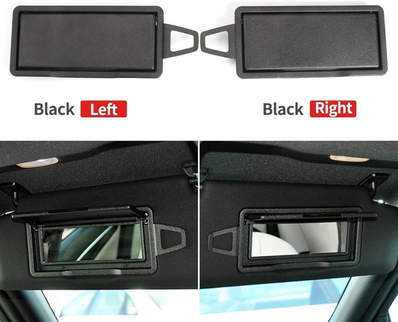 DEMULAX Car Interior Sun Shade Visor Mirror Cover - Image 4