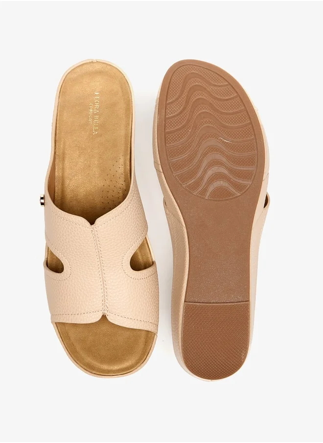 Flora Bella By Shoexpress Women Textured Slip-On Platforms