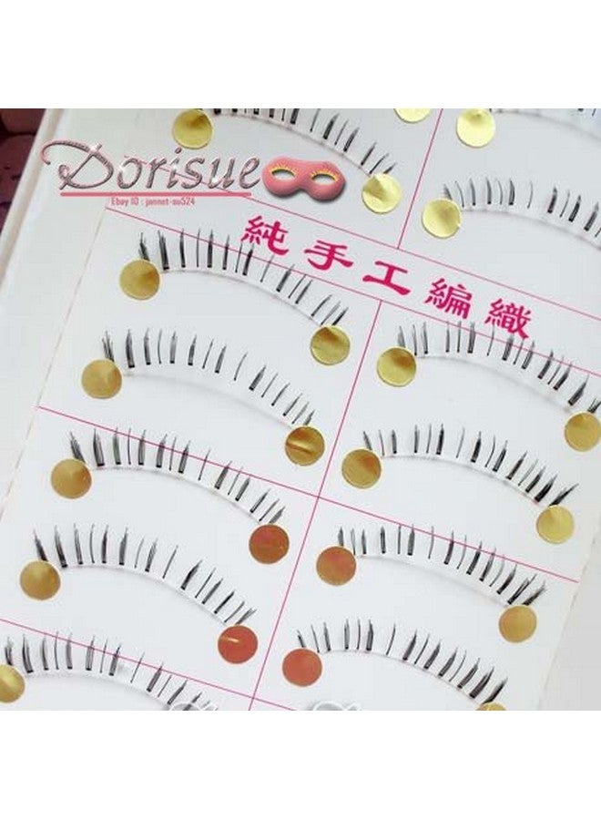 Dorisue Bottom Lashes Natural Lower Lashes Bottom Eyelashes Black Or Brown Eyelashes Natural Look Face Lashes Set 10 Pairs Lashes Pack - Image 5