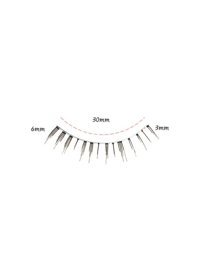 Dorisue Bottom Lashes Natural Lower Lashes Bottom Eyelashes Black Or Brown Eyelashes Natural Look Face Lashes Set 10 Pairs Lashes Pack - Image 3